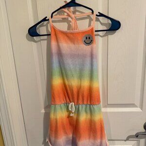 NWT Girls rainbow romper
